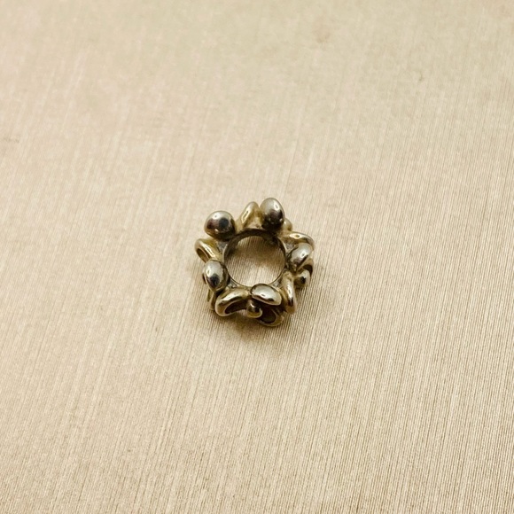 EUC Pandora 790857 Sterling Silver Wanda's Garden I Floral Spacer Charm - Picture 7 of 9